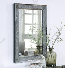 Modern Home Crushed Diamond Wall Mirror