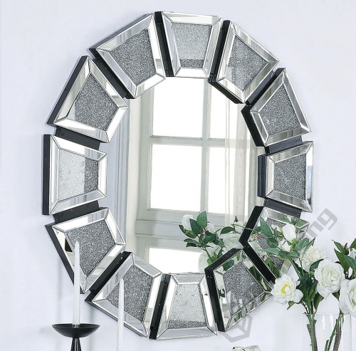 Modern Home Crushed Diamond Wall Mirror