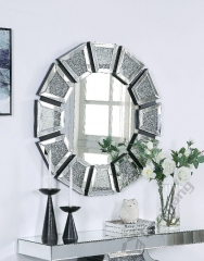 Modern Home Crushed Diamond Wall Mirror