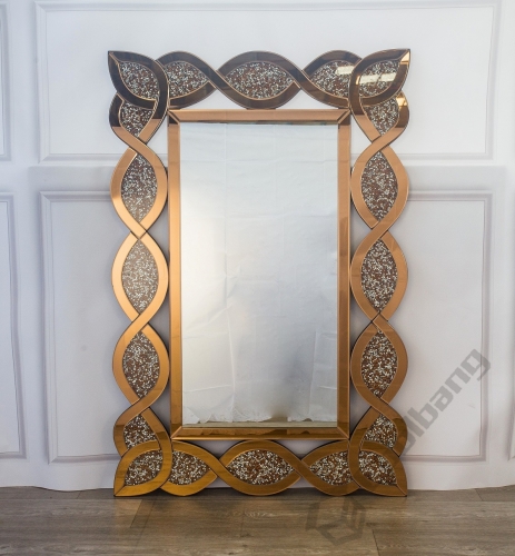 Modern Home Crushed Diamond Wall Mirror