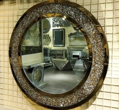 Modern Home Crushed Diamond Wall Mirror