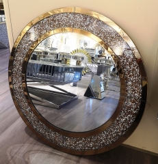 Modern Home Crushed Diamond Wall Mirror