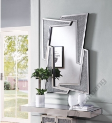 Modern Home Crushed Diamond Wall Mirror