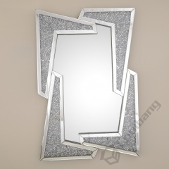 Modern Home Crushed Diamond Wall Mirror