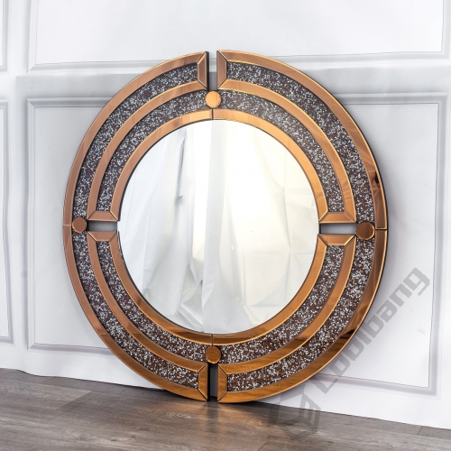 Modern Home Crushed Diamond Wall Mirror