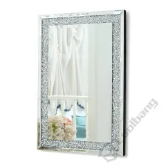 Modern Home Crushed Diamond Wall Mirror