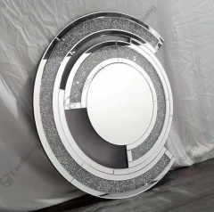 Modern Home Crushed Diamond Wall Mirror