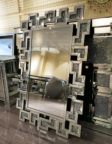 Modern Home Crushed Diamond Wall Mirror