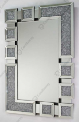 Modern Home Crushed Diamond Wall Mirror