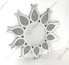 Modern Home Crushed Diamond Wall Mirror