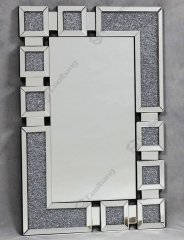 Modern Home Crushed Diamond Wall Mirror