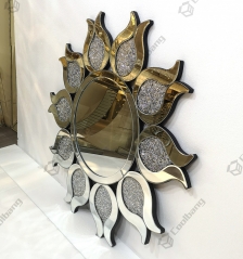 Modern Home Crushed Diamond Wall Mirror