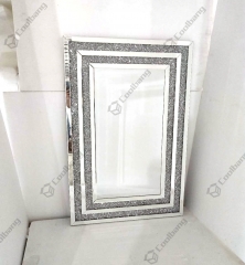 Modern Home Crushed Diamond Wall Mirror