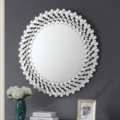 Modern Home Crushed Diamond Wall Mirror