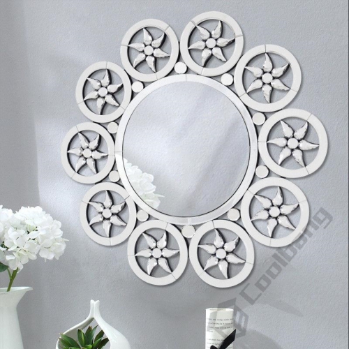 Modern Home Crushed Diamond Wall Mirror