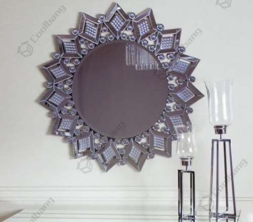 Modern Home Crushed Diamond Wall Mirror