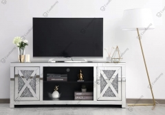 Living Room Crushed Diamond TV Unit Stand Table