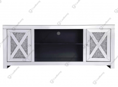 Living Room Crushed Diamond TV Unit Stand Table