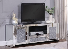 Living Room Crushed Diamond TV Unit Stand Table