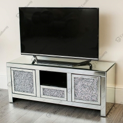 Living Room Crushed Diamond TV Unit Stand Table