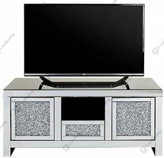 Living Room Crushed Diamond TV Unit Stand Table