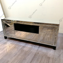 Living Room Crushed Diamond TV Unit Stand Table