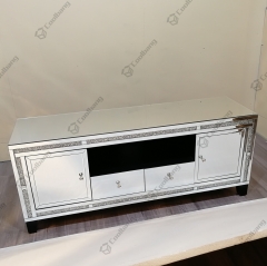 Living Room Crushed Diamond TV Unit Stand Table