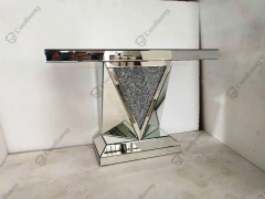 Modern Luxury Living Room Furniture Crushed Diamond Console Table