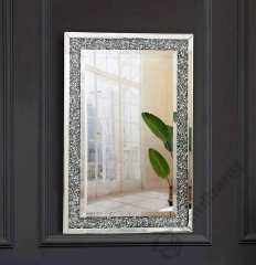 Modern Home Crushed Diamond Wall Mirror