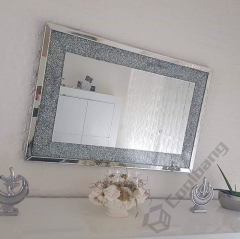 Modern Home Crushed Diamond Wall Mirror