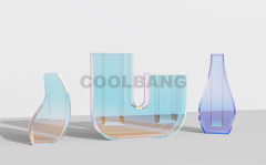 Colorful glass Vases