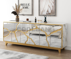 Buffet Mirrored Sideboard Cabinet