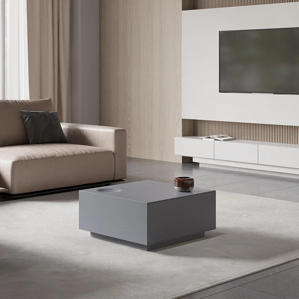 Modern Innovative Linkage Design Furniture Minimalism Link Coffee Table Square Spliced Living Room Table With Drawers