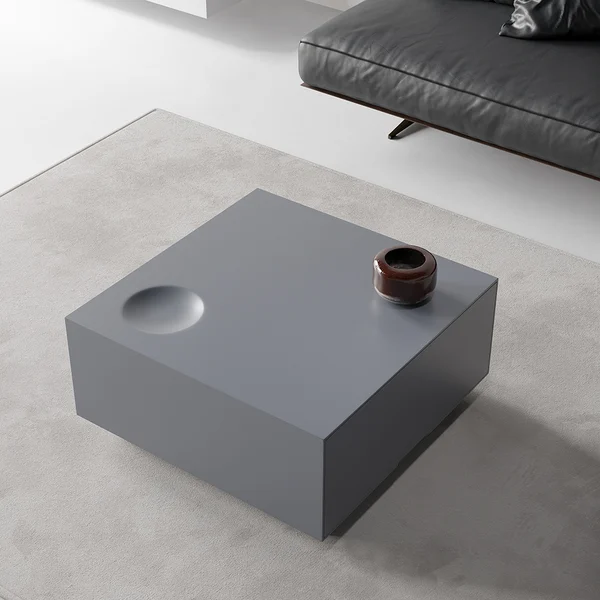 Gray And White Square Link Design Center Table With Drawers Nested Modular Link Coffee Tables Of The Room