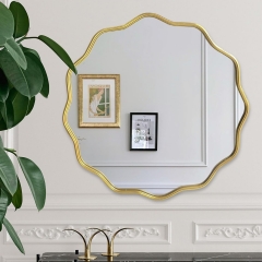 Modern Wall Mirror Mounted Round Decorative Mirrors Circle for Bathroom Vanity Living Room or Bedroom