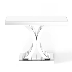 Luxury Silver Mirror Entrance Console Table Home Furniture Living Room Hallway Modern Entry Console Table