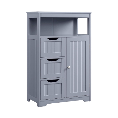 Modern Living Room Storage Cabinet with Adjustable Shelf and Drawers