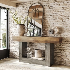 Modern Wood Console Table for Entryway and Living Room Decor