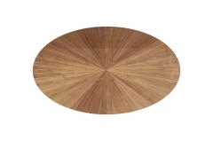 Contemporary Tree Root-Inspired Accent Coffee Table with Fiberglass Base and Metallic Finish