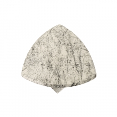 Contemporary Marble-Effect Fiberglass Side Table for Luxury Living Spaces