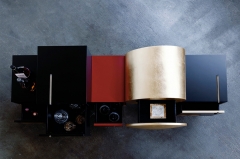 Minimalist Artistic Sideboard with Modular Drawers for Luxury Homes and Hospitality