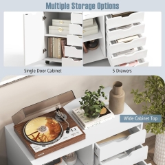 Multi Functional Mobile Side Cabinet Ideal for Office Bedroom and Living Room