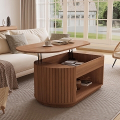 Modern 47 Inch Lift up Coffee Table for Home Office and Living Room