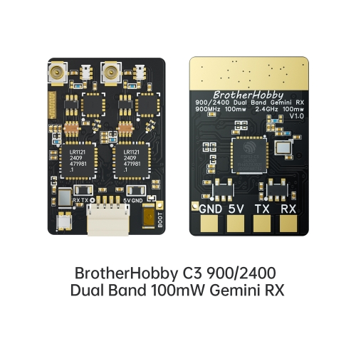 900/2400 Dual Band 100mW Gemini RX