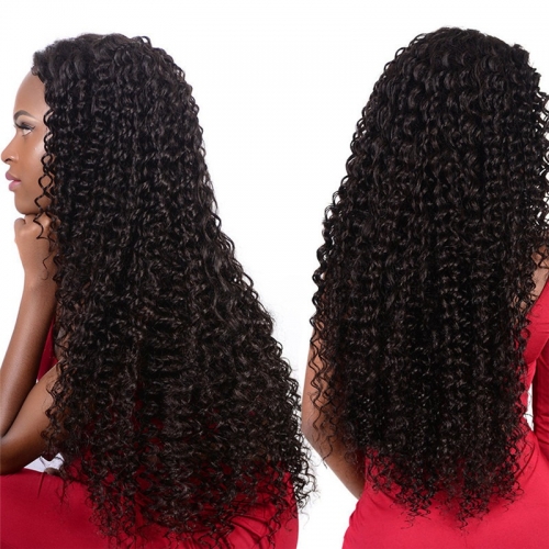 13x6 Lace Front Wig Kinky Curly Can Be Permed Average Size No Shedding No Tangle Suitable Dying Colors