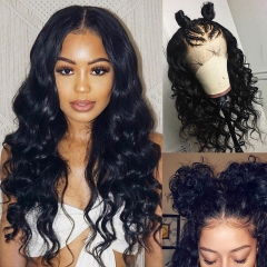13x6 Lace Front Wig Loose Wave Swiss Lace Remy Hair No Shedding No Tangle Suitable Dying Colors