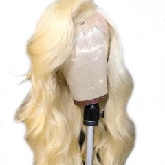 Body Wave Color 613# Lace Front Wig Natural Headline Remy Hair No Chemical Processing