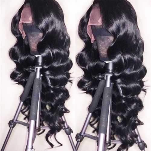 Full Lace Wig Loose Wave Average Size Remy Hair Natural Color 130%,180% Density