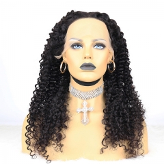 28 Inch Loose Deep Wave Lace Front Human Hair T Part Lace Wig For Black Women