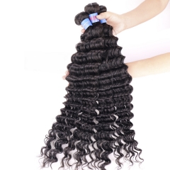 2 Bundles Deep Wave Best Fast Delivery Virgin Remy Hair Weave